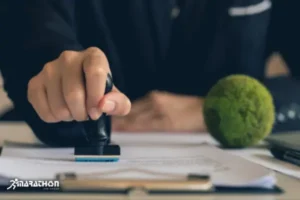 stampila pe document privind gestionarea deseurilor