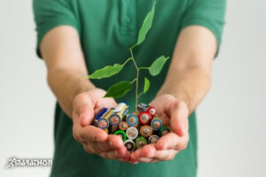 concept de reciclare a bateriilor pentru protejarea mediului